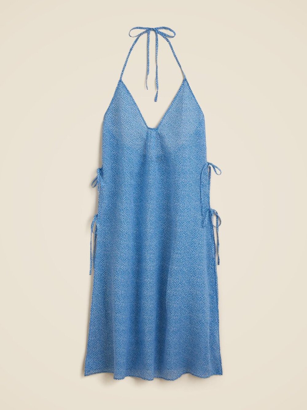 NWT J. Crew Size Medium Side Tie Beach Cover Up Midi Dress Mini Floral Print NEW